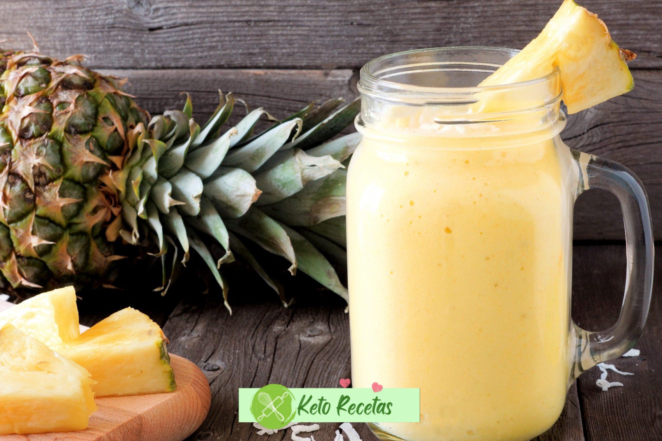 Batido Keto de Piña Colada – ¡Delicioso y saludable!