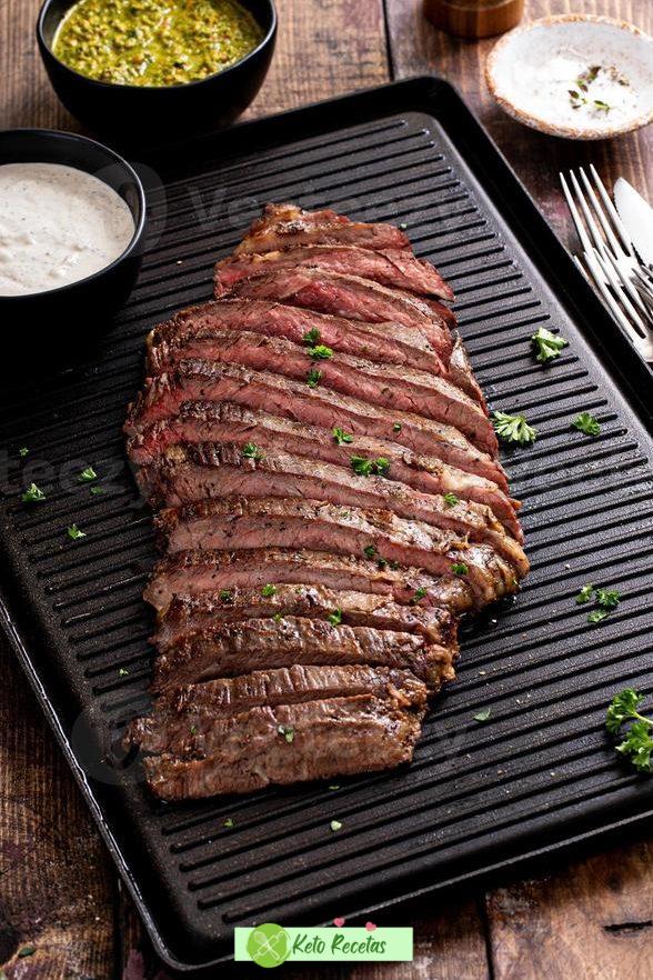 Bistec de Flanco a la Parrilla con Marinada de Cítricos