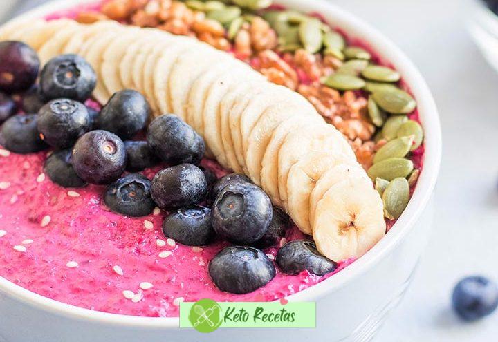 Bol de Açaí Keto con Nueces y Coco