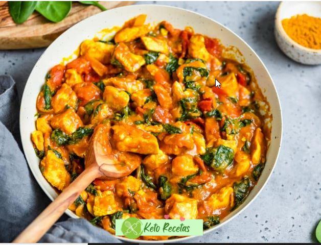 curry de berejenas keto