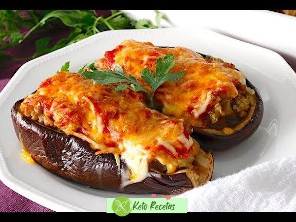 Berenjenas Rellenas: Carne y Queso