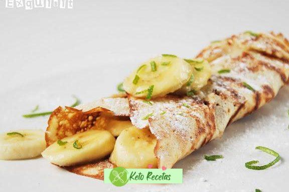 Crepes de Coco con Crema de Frambuesa: Delicia exquisita