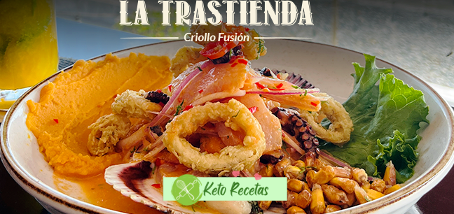 Ceviche de Salmón con Aguacate y Mango