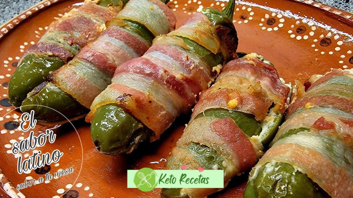 Pimientos Jalapeños Rellenos: Queso Crema y Bacon