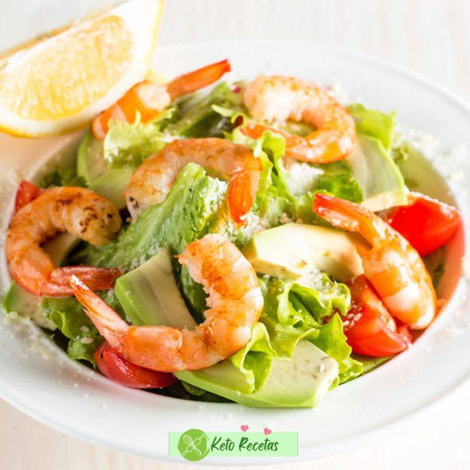 Ensalada de Aguacate y Gambas en Thermomix