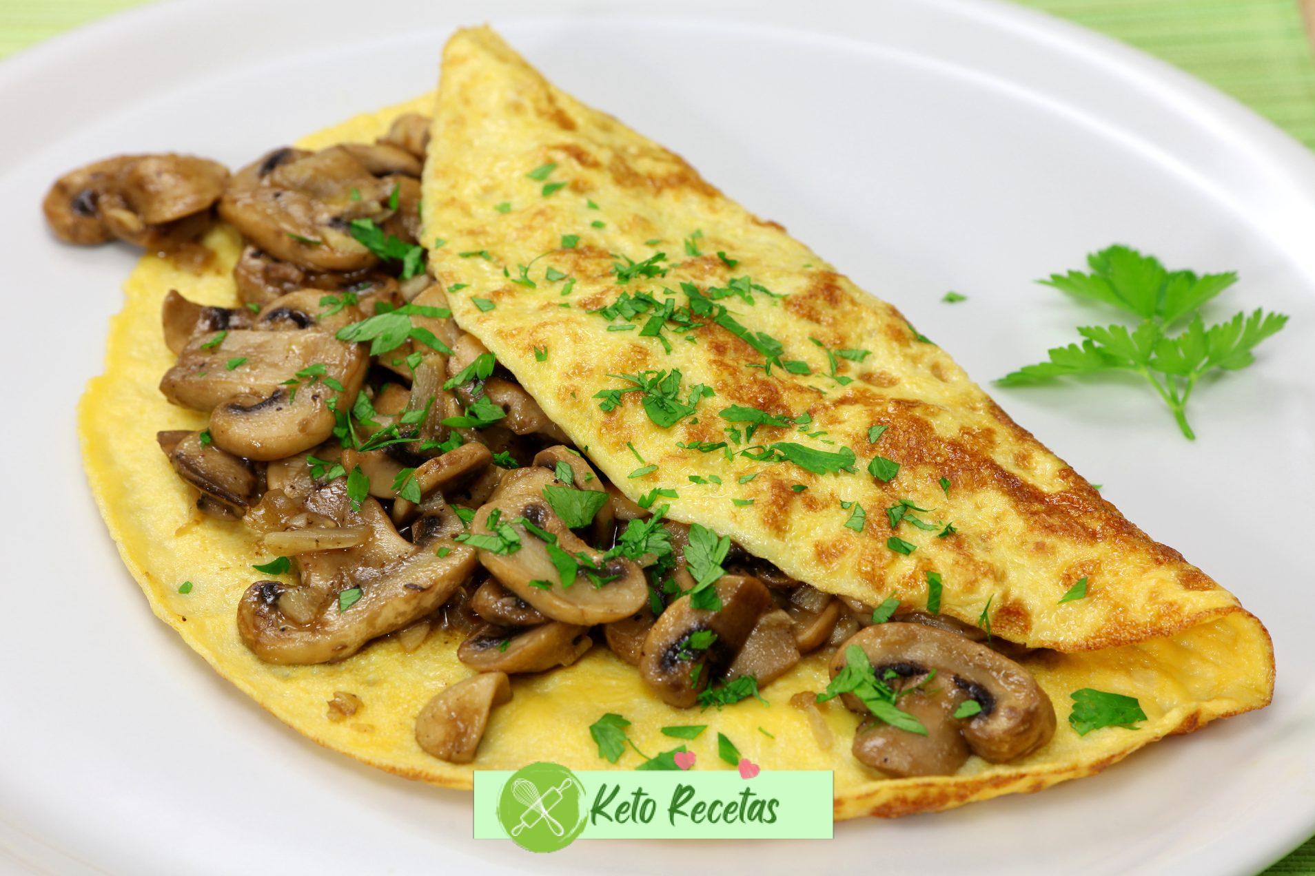 Omelette de Champiñones y Queso de Cabra: Una deliciosa combinación