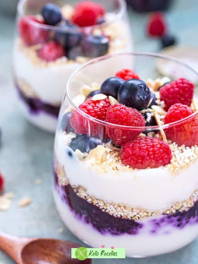 Deliciosa combinación: Parfait de Yogur con Frutos Rojos