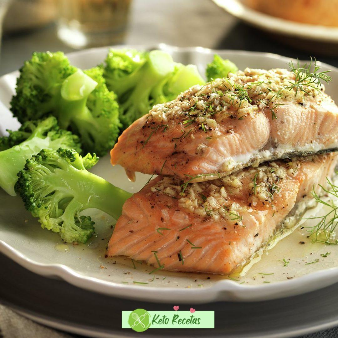 Salmón Teriyaki con Brócoli al Vapor