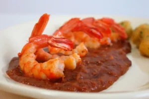 Camarones al Tamarindo con Coco