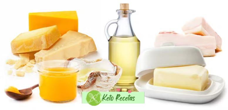 Aceites y grasas en la dieta keto